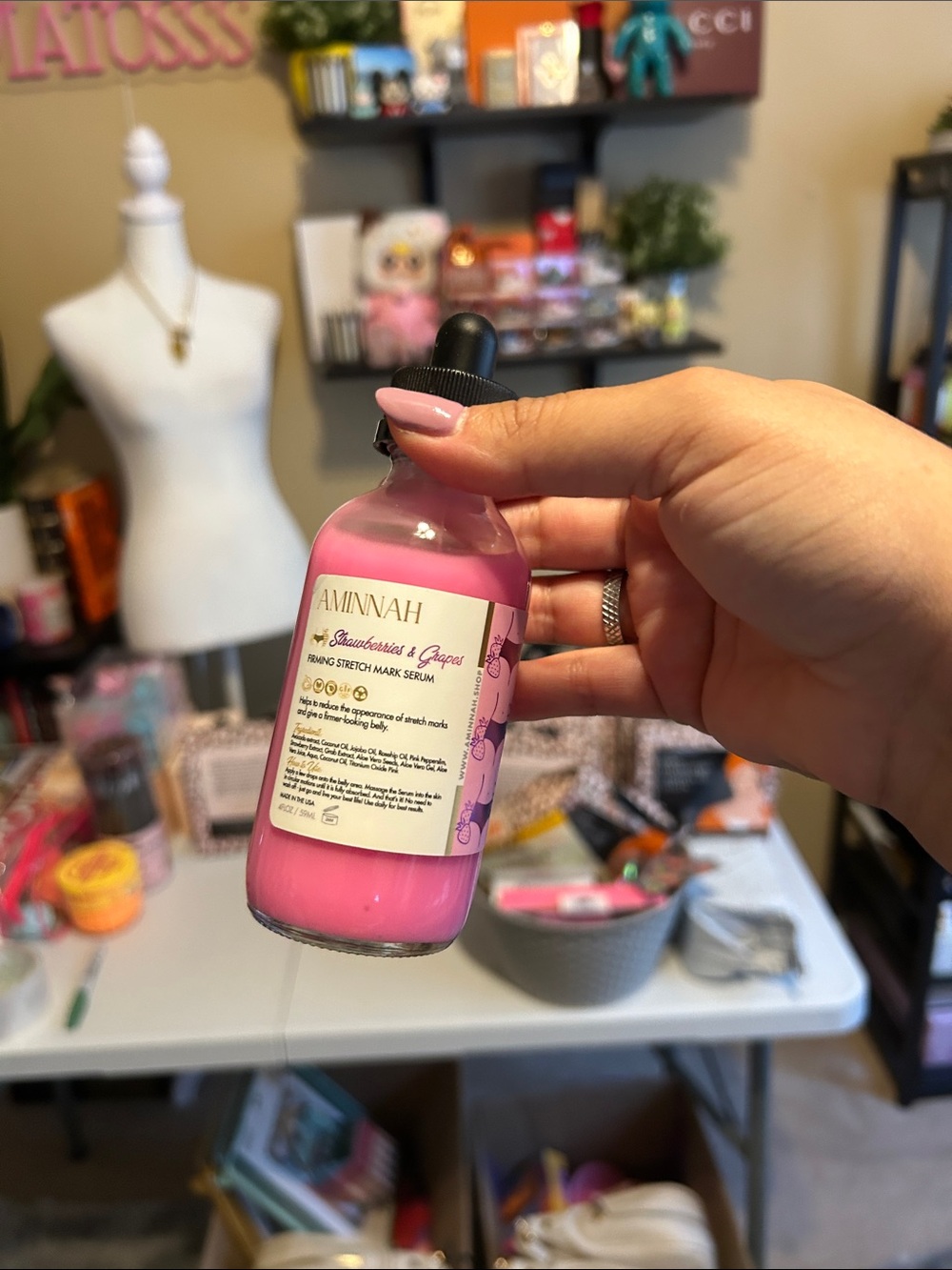 strawberries serum aminnah